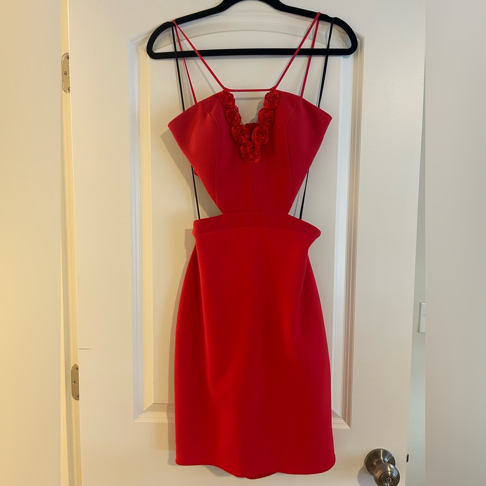 Dillard's Semi-Formal cutout dress. Size 4. Brand is Maria Bianca Nero.